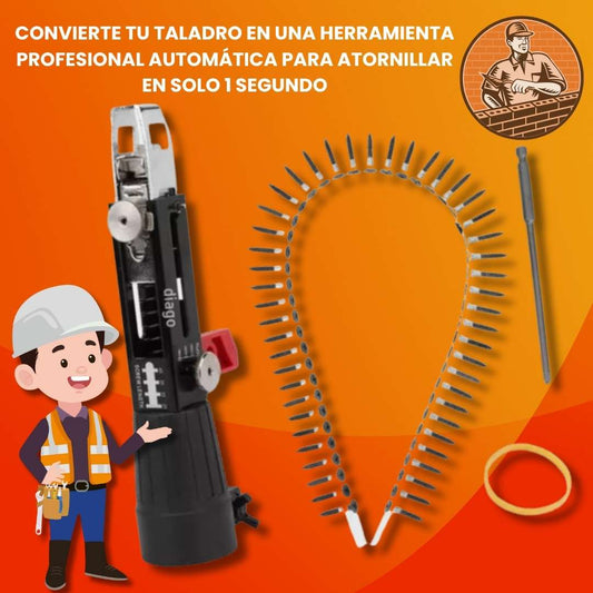 Adaptador Pistola Automática™ - Atornilla en segundos con precisión 🔧