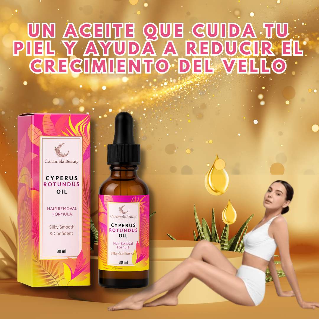 Cyperus Rotundus Oil – Piel Suave + Menos Vello Progresivo 🧴✨