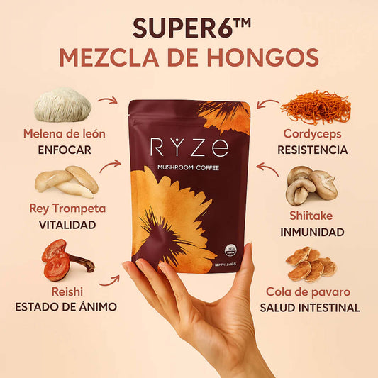 Ryze Mushroom Coffee Kit 🍄 – Energía natural y bienestar diario ☕