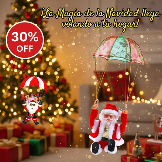 🎅 Papá Noel Giratorio™ con Sonido – Magia navideña en movimiento ✨