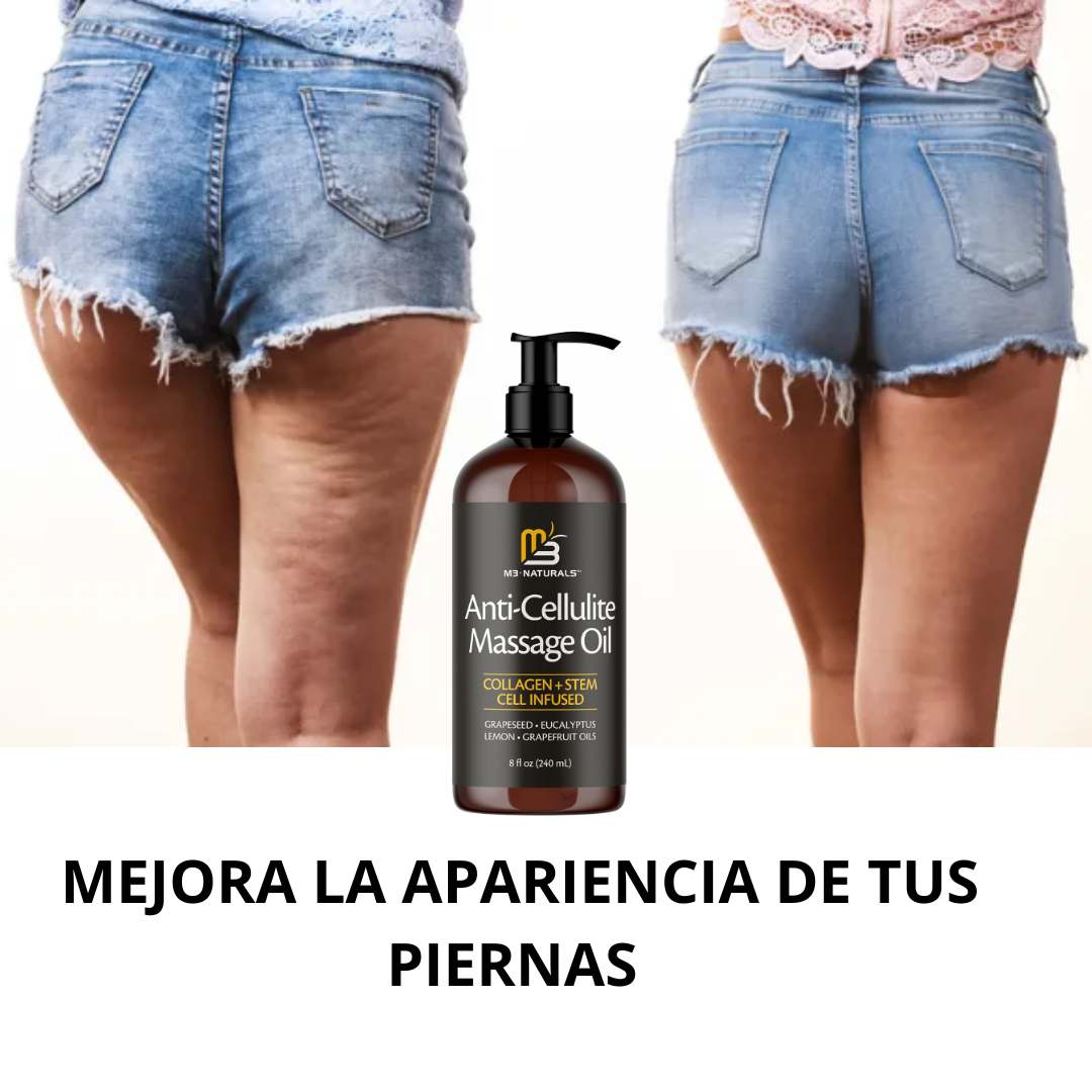 M3 Naturals™ Aceite Anticelulítico y Reafirmante para el Cuerpo 🌿