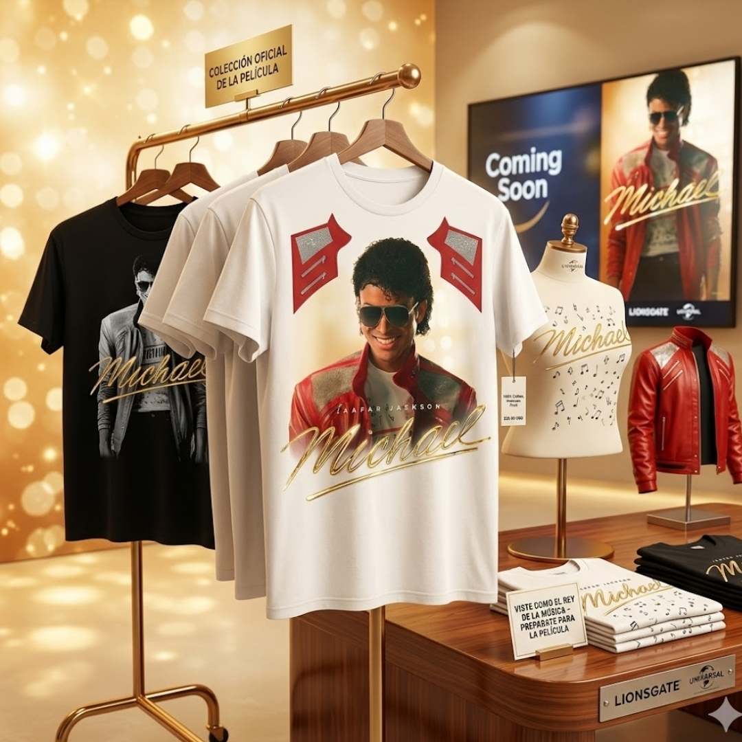 🎤🔥 Camiseta Oversize Michael Jackson™ –  Rey del Pop