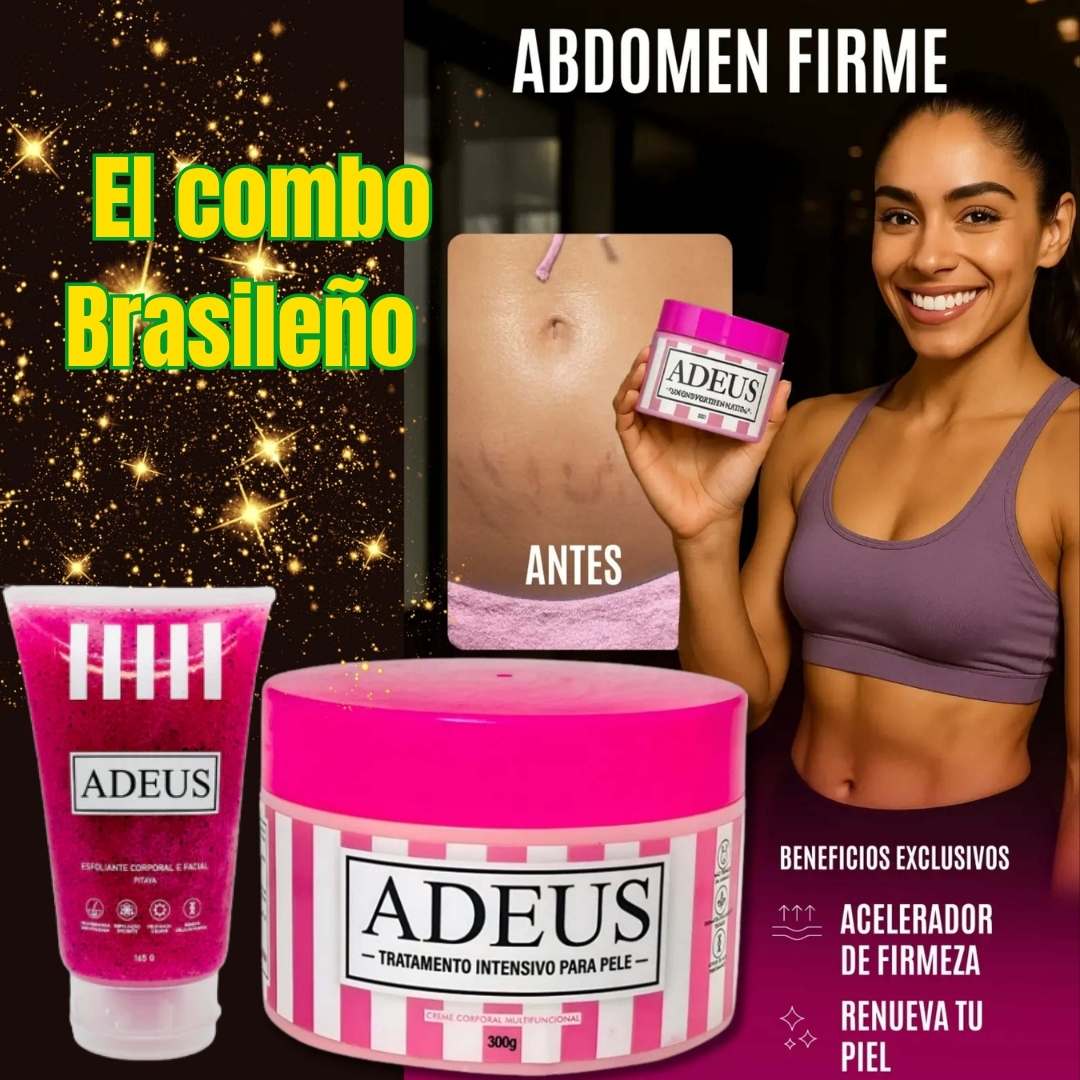 Kit ADEUS Crema + Exfoliante – Renueva, reafirma y brilla 🌺