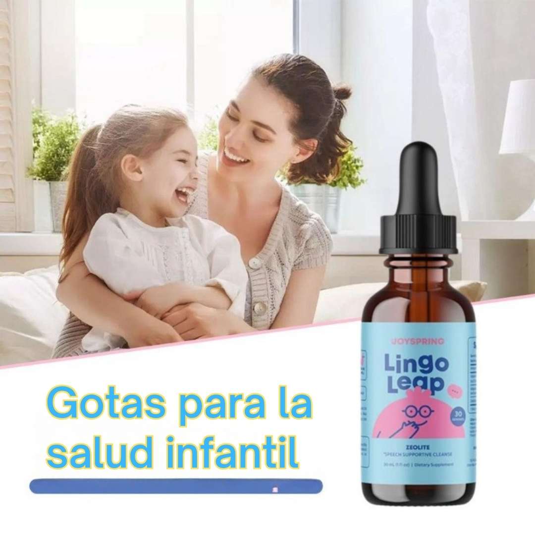 Lingo Leap™ Gotas Naturales 30ml – Estimula el habla y el aprendizaje infantil 🧠💧
