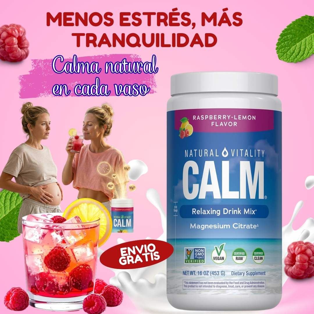 🍓🍋‍🟩Natural Calm Magnesio™  – Relájate y Equilibra tu Día en un sorbo