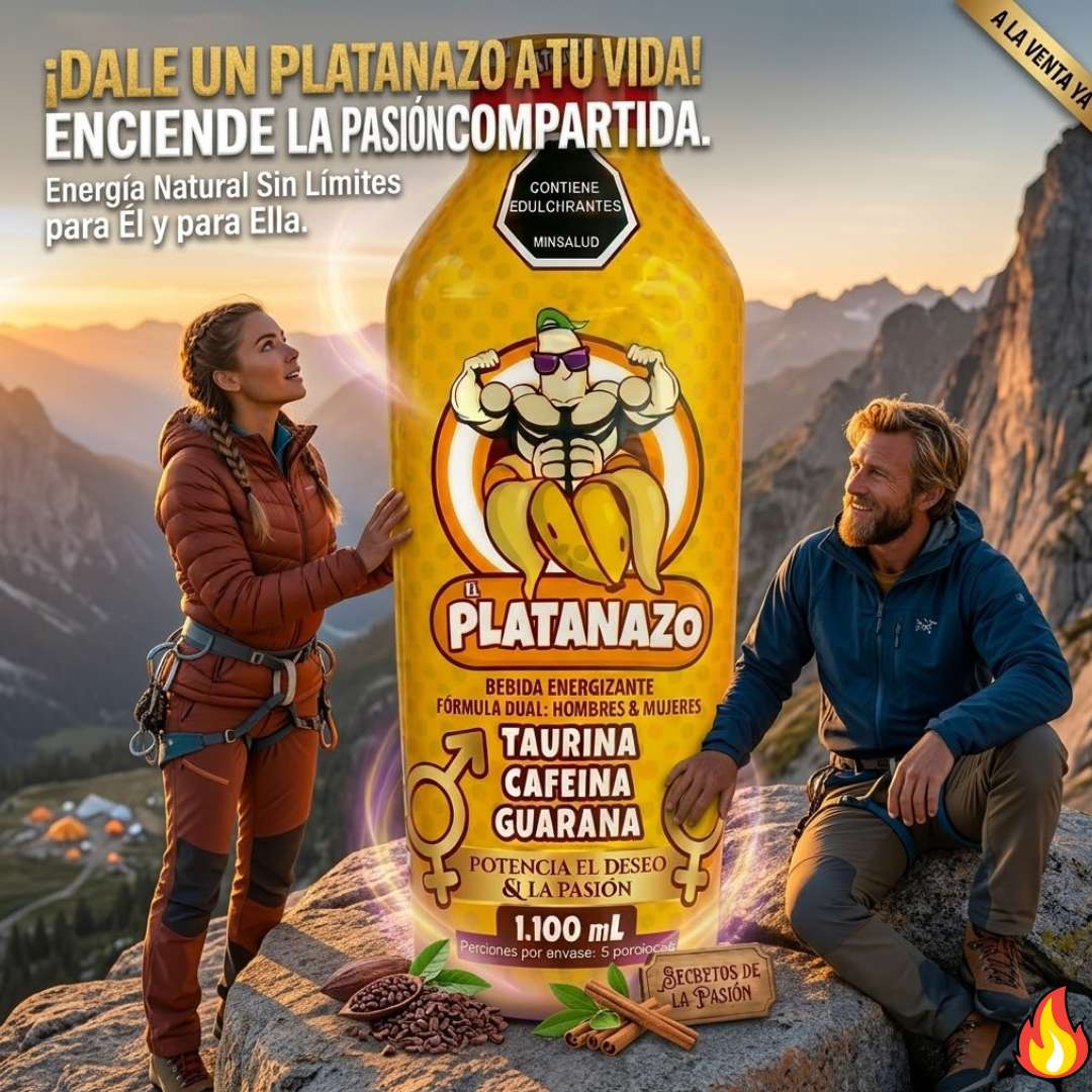 🔥 El Platanazo™ – Energía Masculina Natural y Rendimiento Total